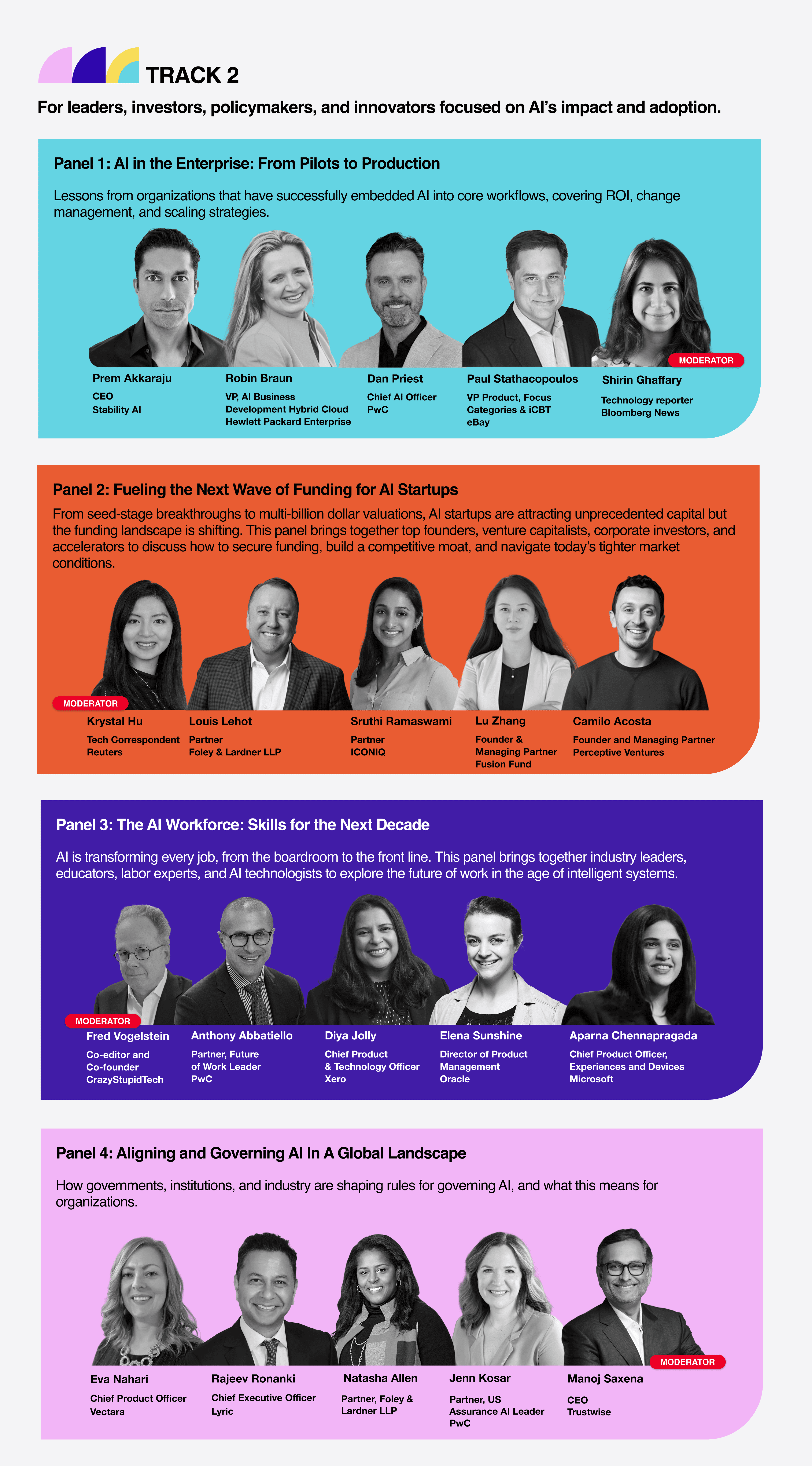 Program Tracks and Details